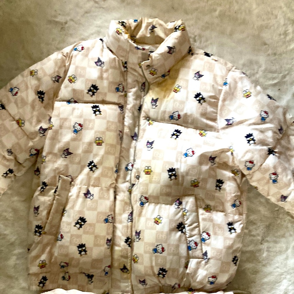 Hello Kitty puffy jacket with matching jogger